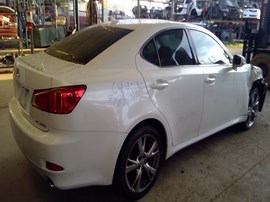 2009 LEXUS IS250, WHITE, 2.5L, AT.   Z26280